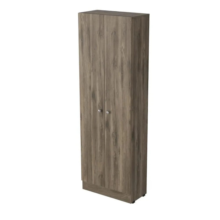 Roblar 8-Shelf 2-Door 2-piece Kitchen Set, Kitchen Island and Pantry Cabinet Dark Brownand Onyx Default -DTYStore