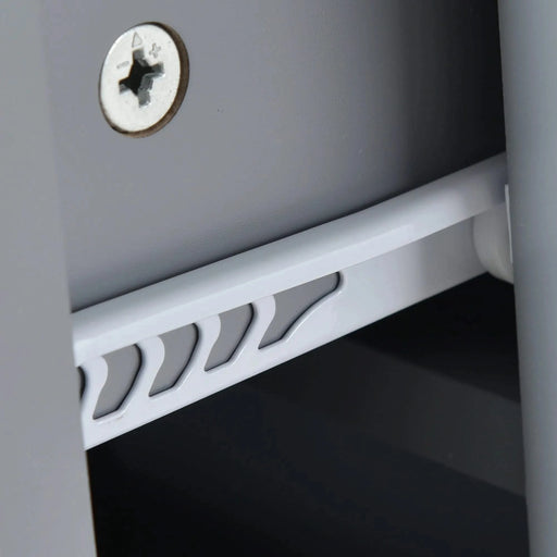 Rolling Mobile Kitchen Island with Solid Wood Top and Locking Wheels,52.7 Inch Width,Storage Cabinet and Drop Leaf Breakfast Bar,Spice Rack, Towel Rack & Drawer (Grey Blue) Default -DTYStore