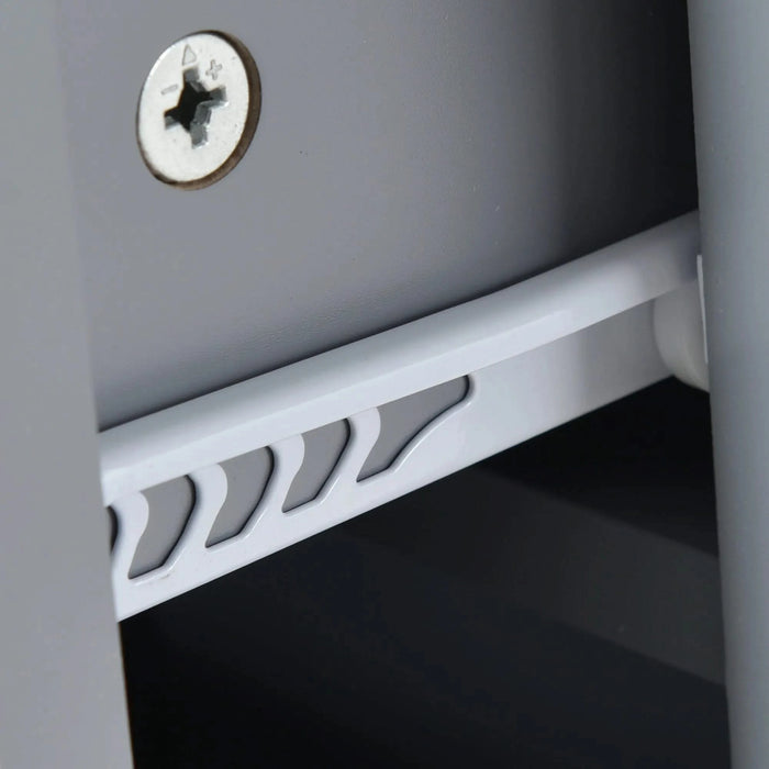 Rolling Mobile Kitchen Island with Solid Wood Top and Locking Wheels,52.7 Inch Width,Storage Cabinet and Drop Leaf Breakfast Bar,Spice Rack, Towel Rack & Drawer (Grey Blue) Default -DTYStore