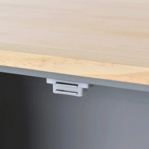 Rolling Mobile Kitchen Island with Solid Wood Top and Locking Wheels,52.7 Inch Width,Storage Cabinet and Drop Leaf Breakfast Bar,Spice Rack, Towel Rack & Drawer (Grey Blue) Default -DTYStore