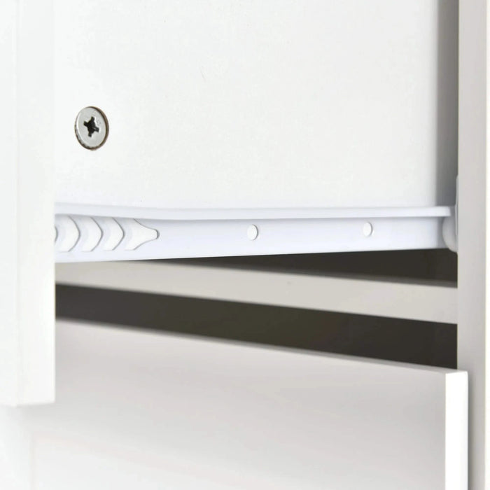 Rolling Mobile Kitchen Island with Solid Wood Top and Locking Wheels,52.7 Inch Width,Storage Cabinet and Drop Leaf Breakfast Bar,Spice Rack, Towel Rack & Drawer (White) Default -DTYStore