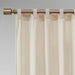 Room Darkening Metallic Printed Poly Velvet Rod Pocket/Back Tab Window Panel Pair Ivory 37x95' - DTY Store