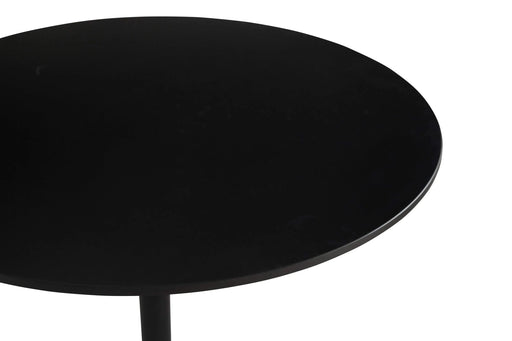 Round Dining Table Small Black Kitchen Table 31.5' in Tulip Design Modern Pedestal Table for Small Space Dining Room 2 to 4 Person Default -DTYStore