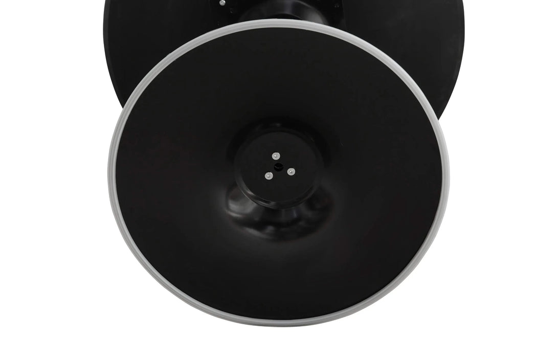 Round Dining Table Small Black Kitchen Table 31.5' in Tulip Design Modern Pedestal Table for Small Space Dining Room 2 to 4 Person Default -DTYStore