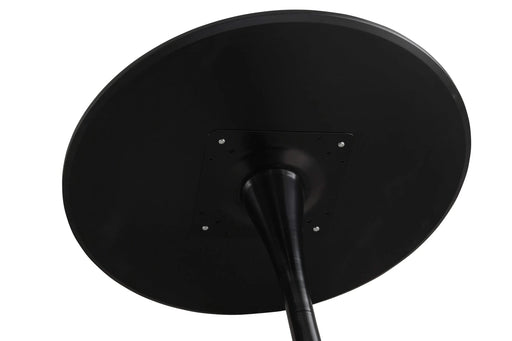 Round Dining Table Small Black Kitchen Table 31.5' in Tulip Design Modern Pedestal Table for Small Space Dining Room 2 to 4 Person Default -DTYStore