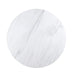 Round Dining Table with Artificial Marble Top, White and Weathered Espresso Default -DTYStore