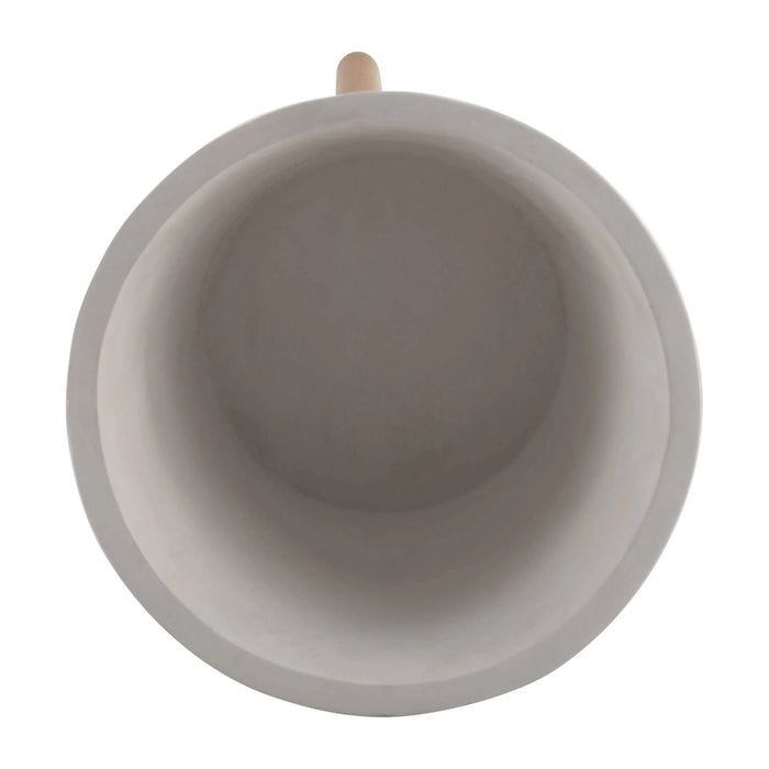 S/2 10/12' DIAMOND PLANTER W/ WOOD LEGS, BLACK(KD) Default -DTYStore