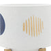 S/2 5/8' FUNKY PLANTER W/ STAND, WHITE Default -DTYStore