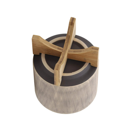 S/2 5/8' MESH PLANTER W/ STAND, TAN Default -DTYStore