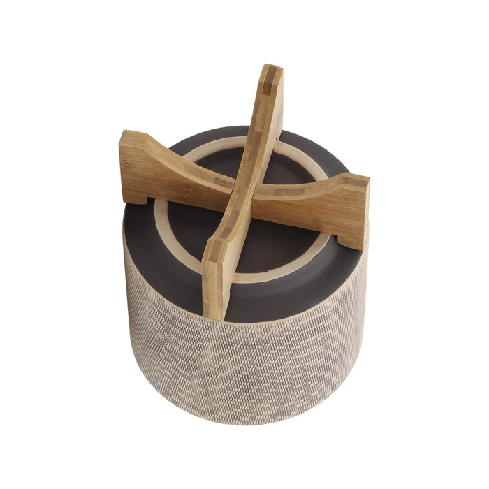 S/2 5/8' MESH PLANTER W/ STAND, TAN Default -DTYStore