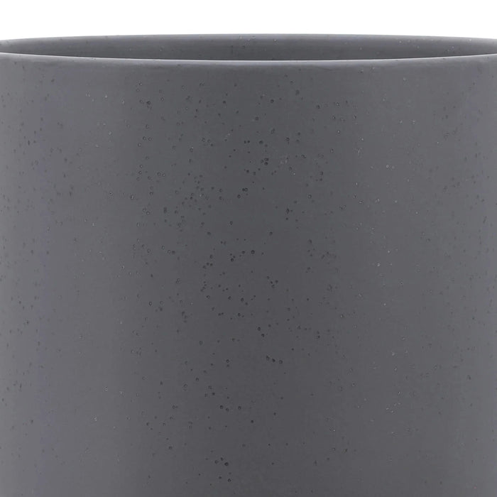 S/2 8/10' PLANTER W/ WOOD STAND, MATTE GRAY Default -DTYStore