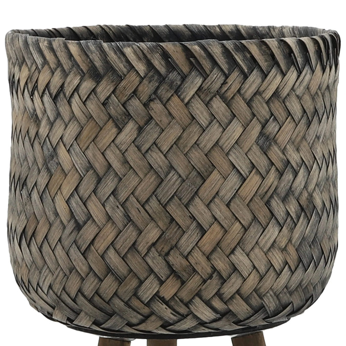 S/2 BAMBOO PLANTERS ON STANDS Default -DTYStore