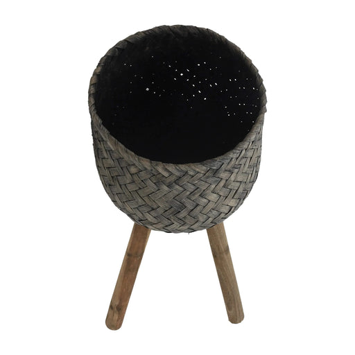 S/2 BAMBOO PLANTERS ON STANDS Default -DTYStore