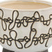 S/2 CERAMIC 6/8' SCRIBBLE FOOTED PLANTER, BEIGE Default -DTYStore