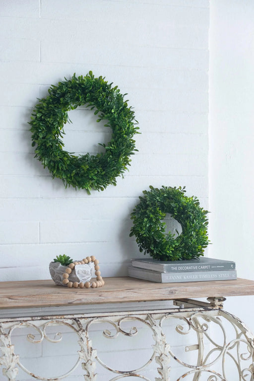 S/2 Greenery Wreath for Home Wedding Wall Window Decoration Default -DTYStore
