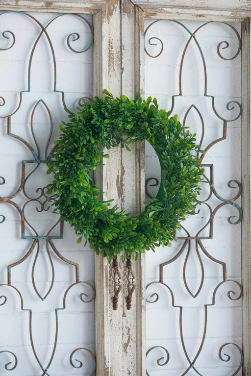 S/2 Greenery Wreath for Home Wedding Wall Window Decoration Default -DTYStore
