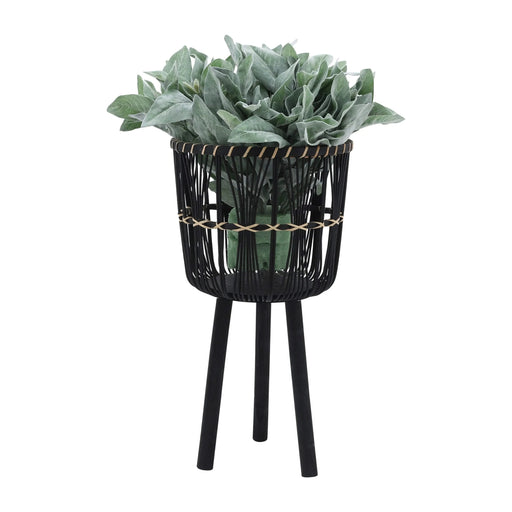 S/3 BAMBOO PLANTERS 11/13/15', BLACK Default -DTYStore