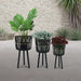 S/3 BAMBOO PLANTERS 11/13/15', BLACK Default -DTYStore