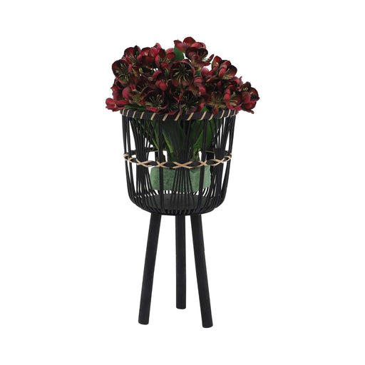 S/3 BAMBOO PLANTERS 11/13/15', BLACK Default -DTYStore