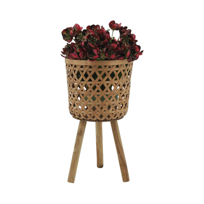S/3 BAMBOO PLANTERS 11/13/15' NATURAL Default -DTYStore