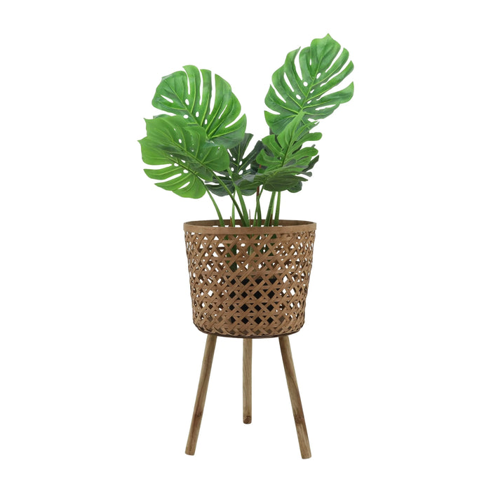 S/3 BAMBOO PLANTERS 11/13/15' NATURAL Default -DTYStore