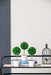 S/3 D3.5x9.5' Mini Faux Topiaries in Cream Pot Default -DTYStore