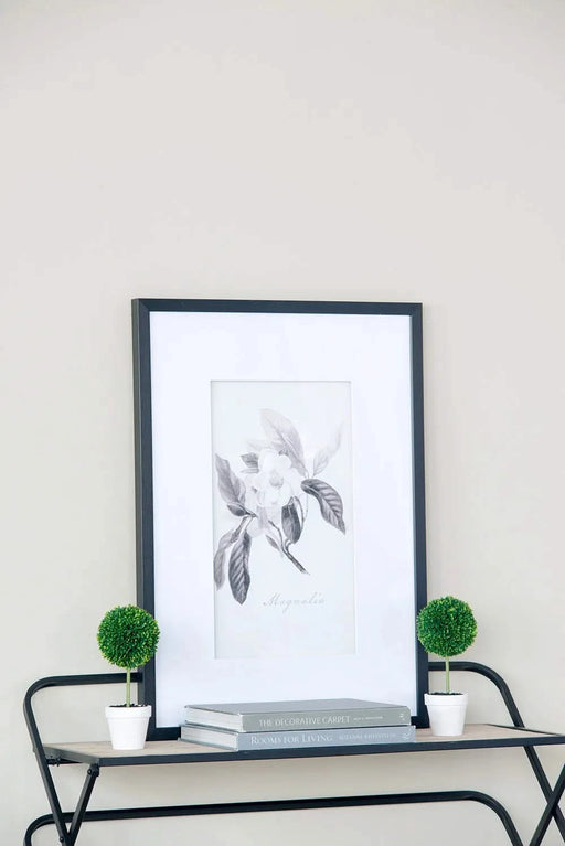 S/3 D3.5x9.5' Mini Faux Topiaries in Cream Pot Default -DTYStore