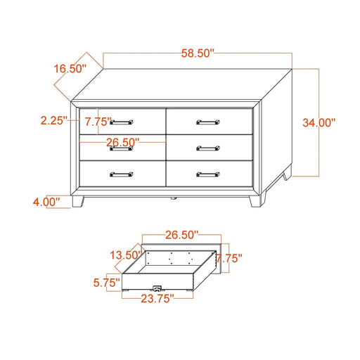 SOLUTO Urban Farmhouse Queen Bedroom Set with Rustic Gray and Black Finish, Solid Wood and MDF Default -DTYStore
