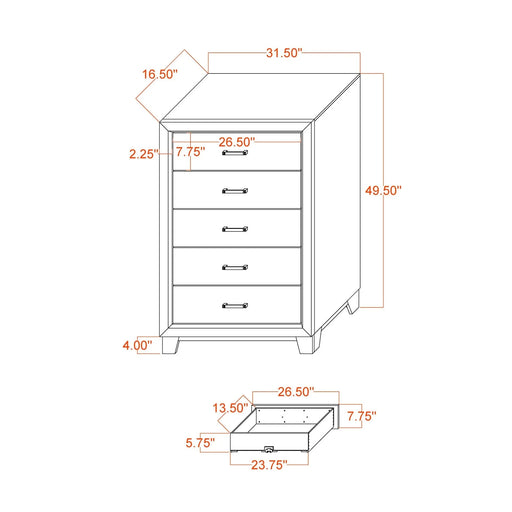 SOLUTO Urban Farmhouse Queen Bedroom Set with Rustic Gray and Black Finish, Solid Wood and MDF Default -DTYStore