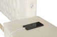 SOPHIA Crystal Tufted Full 4 Pc Bed Made with Wood in Cream Default -DTYStore