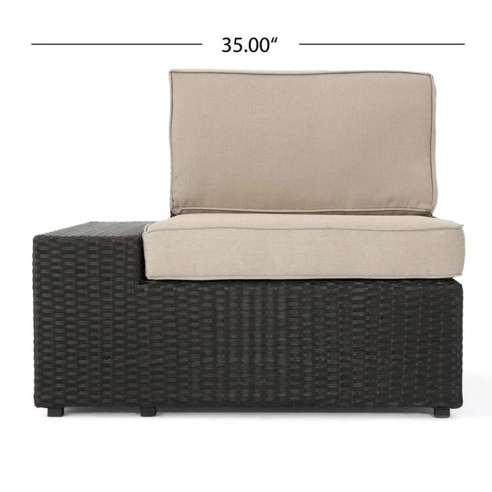 Santa Cruz Outdoor 8-piece Sectional Set Default -DTYStore