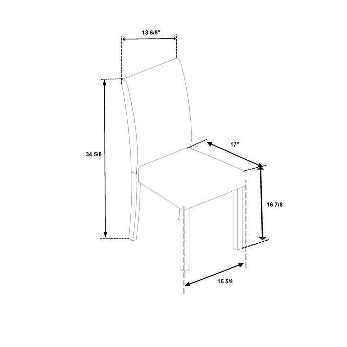 Sarang Contemporary Black Dining Table and Silver Chairs Set with Faux Marble Top and Wood Frame Default -DTYStore