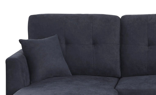 Sectional Sofa Bed, Dark Blue Default -DTYStore