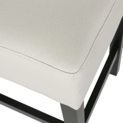 Set of 2, 26.75' Backless Fabric Counter Height Barstool, Beige Default -DTYStore