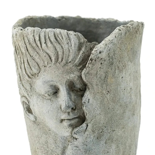 Set of 2 6.5x6x8.5' Sleep Face Accent Planter Default -DTYStore