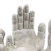 Set of 2 6x6x9' Accepting Hands Accent Cement Hand Decor Default -DTYStore