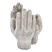 Set of 2 6x6x9' Accepting Hands Accent Cement Hand Decor Default -DTYStore