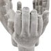 Set of 2 6x6x9' Accepting Hands Accent Cement Hand Decor Default -DTYStore