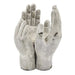 Set of 2 6x6x9' Accepting Hands Accent Cement Hand Decor Default -DTYStore