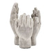 Set of 2 6x6x9' Accepting Hands Accent Cement Hand Decor Default -DTYStore