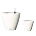 Set of 2 CATLEZA Cone Planters Round White -DTYStore