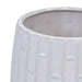 Set of 2 Ceramic Flowerpot, 7' Modern Planter for Patio, Garden, Windowsill - White- DTY Store