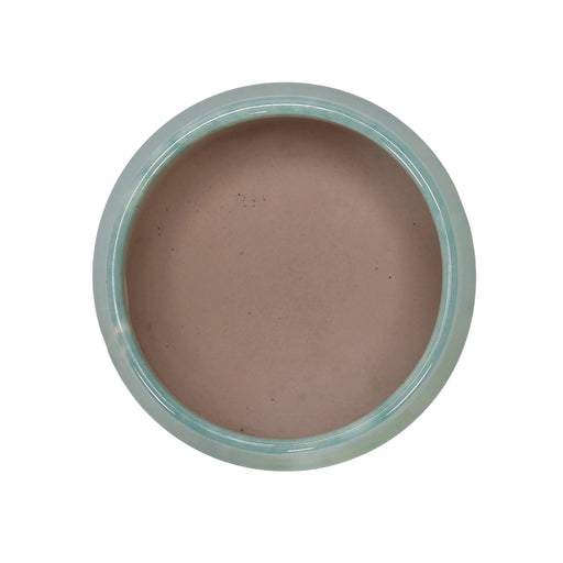 Set of 2 Gradient Ceramic Flowerpot, Modern Planter for Patio, Garden, Windowsill - White Green Default -DTYStore