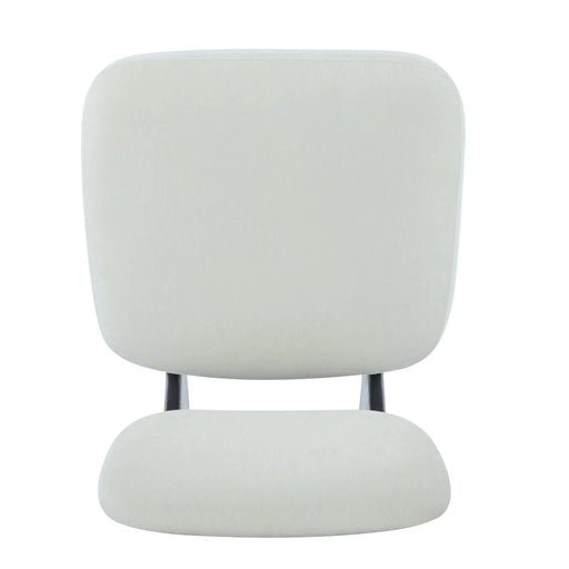 [Set of 2] Modern Beige Lounge Chair with Polyester Upholstery, Sturdy Black Wood Base, Minimalist Design, Stylish and Comfortable Accent Seating for Living Room, Bedroom, or Office Default -DTYStore