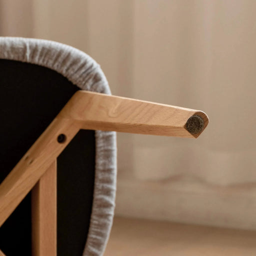 (Set of 2 pcs) Dining Chair Wooden FAS Grade Oak Natural Wood Made in North America 100% Dirt-free Wood Chair Solid Chair Table Chair Wooden Living Room Chair Simple And Natural 47.5 * 55.5 * 78cm Default -DTYStore