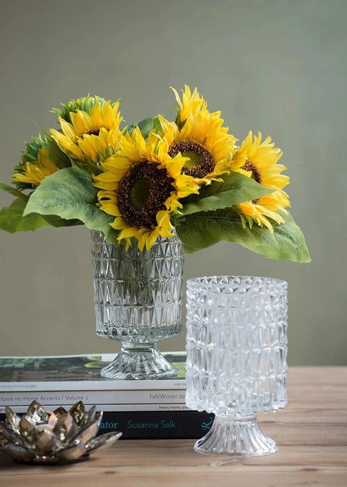 Set of 3, 14x14x15' Sunflower Bundle X7 Default -DTYStore