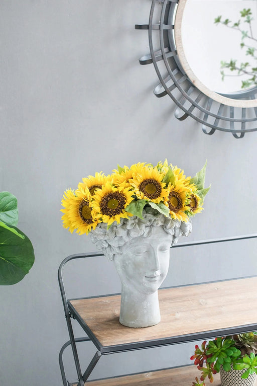 Set of 3, 14x14x15' Sunflower Bundle X7 Default -DTYStore