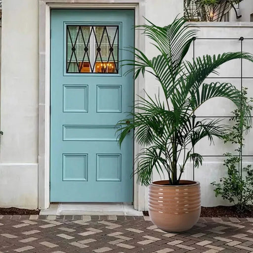 Set of 3 Ceramic Flowerpot, Modern Planter for Patio, Garden, Windowsill - Antique Bronze Default -DTYStore