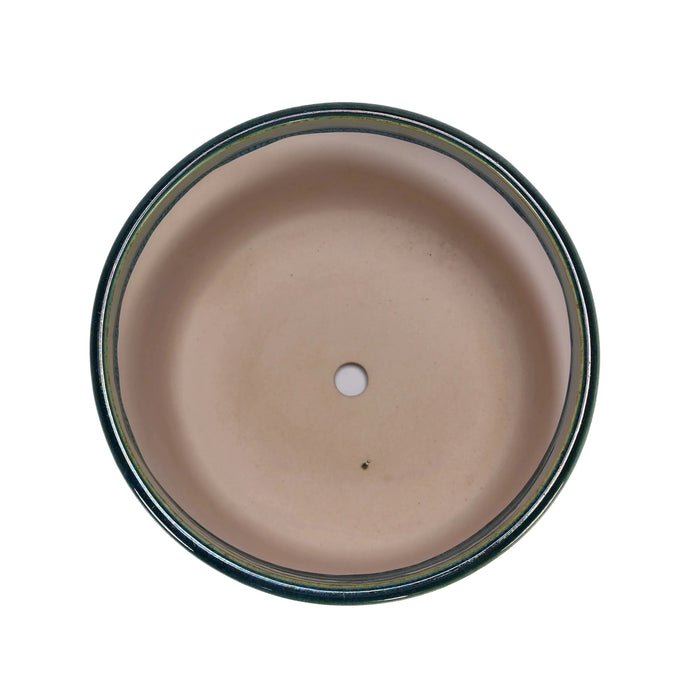 Set of 3 Grid Ceramic Flowerpot, Modern Planter for Patio, Garden, Windowsill - Blue Green Default -DTYStore