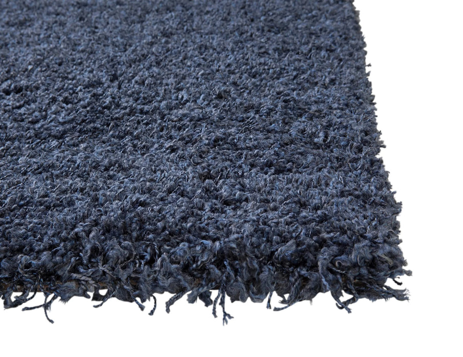 Shag Slate Blue Area Rug 5x8 Default -DTYStore